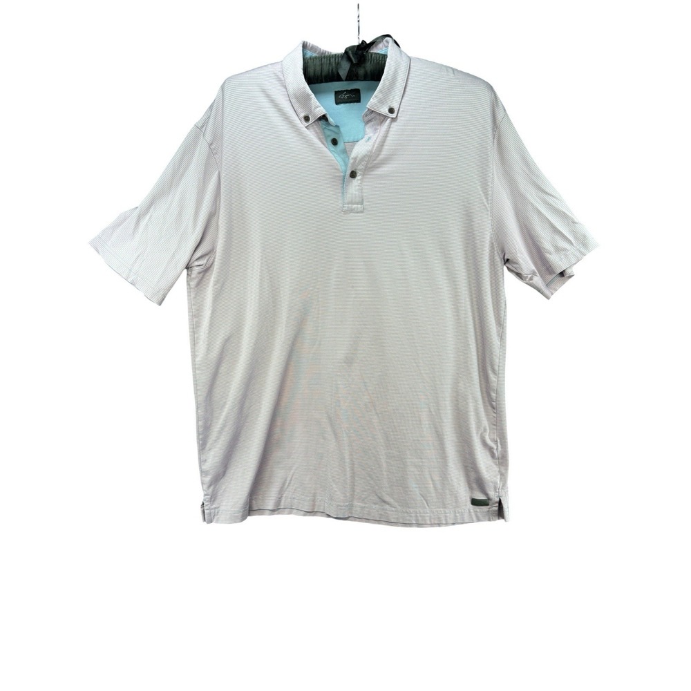 Greg Norman Mens XL Golf Polo Shirt Short Sleeve Performance Casual
